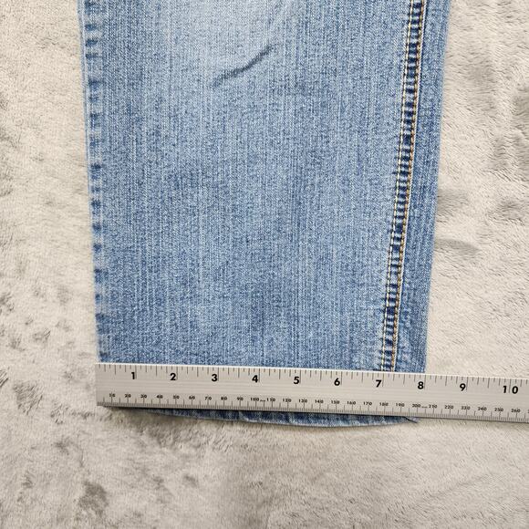 Route 66 Jeans Womens 15/16 Blue Mid Rise Classic Fit Skinny Leg Stretch Denim - Picture 11 of 14